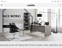 Tablet Screenshot of mobilia.ca